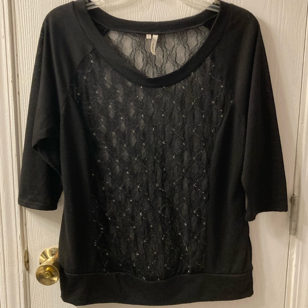 Black Lace Top